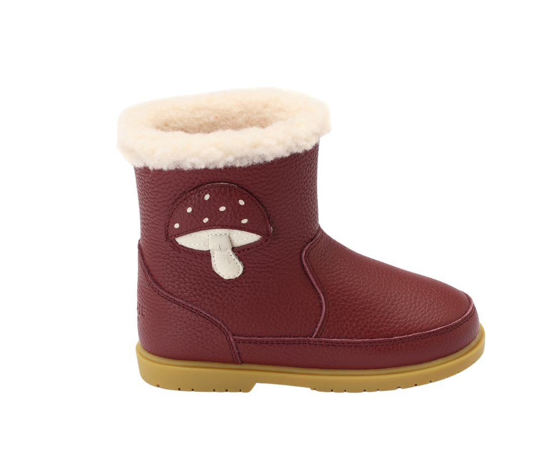 Dusk Boots | Toadstool | Burgundy Leather