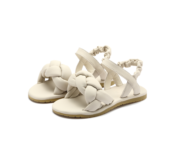 Benz Sandals | Cream Sheep Leather