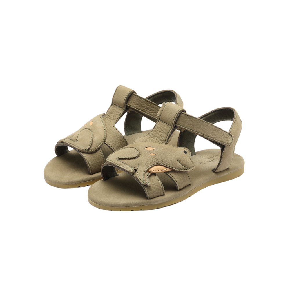 Escar Sandals | Frog | Sage Betting Leather