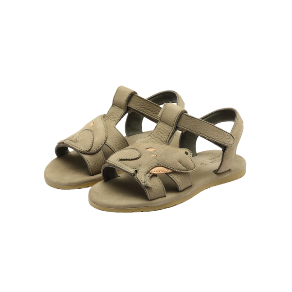 Escar Sandals | Frog | Sage Betting Leather