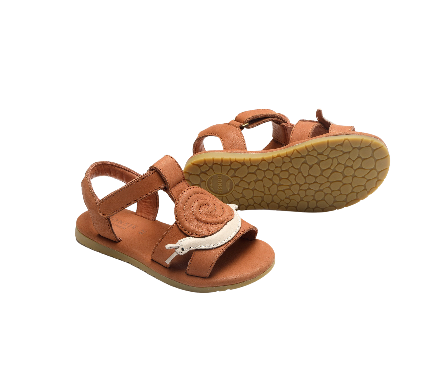 Escar Sandals | Snail | Walnut Leather