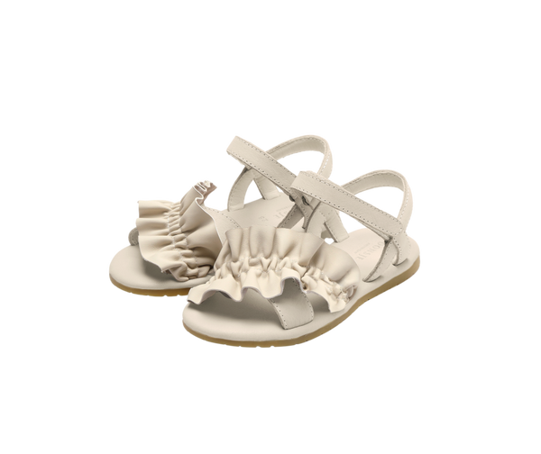 Fine Sandals | Ivory Leather