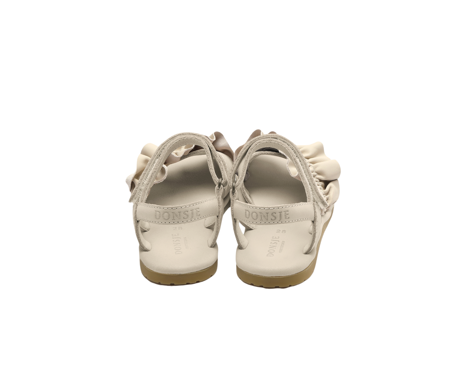 Off white transparent sandals online