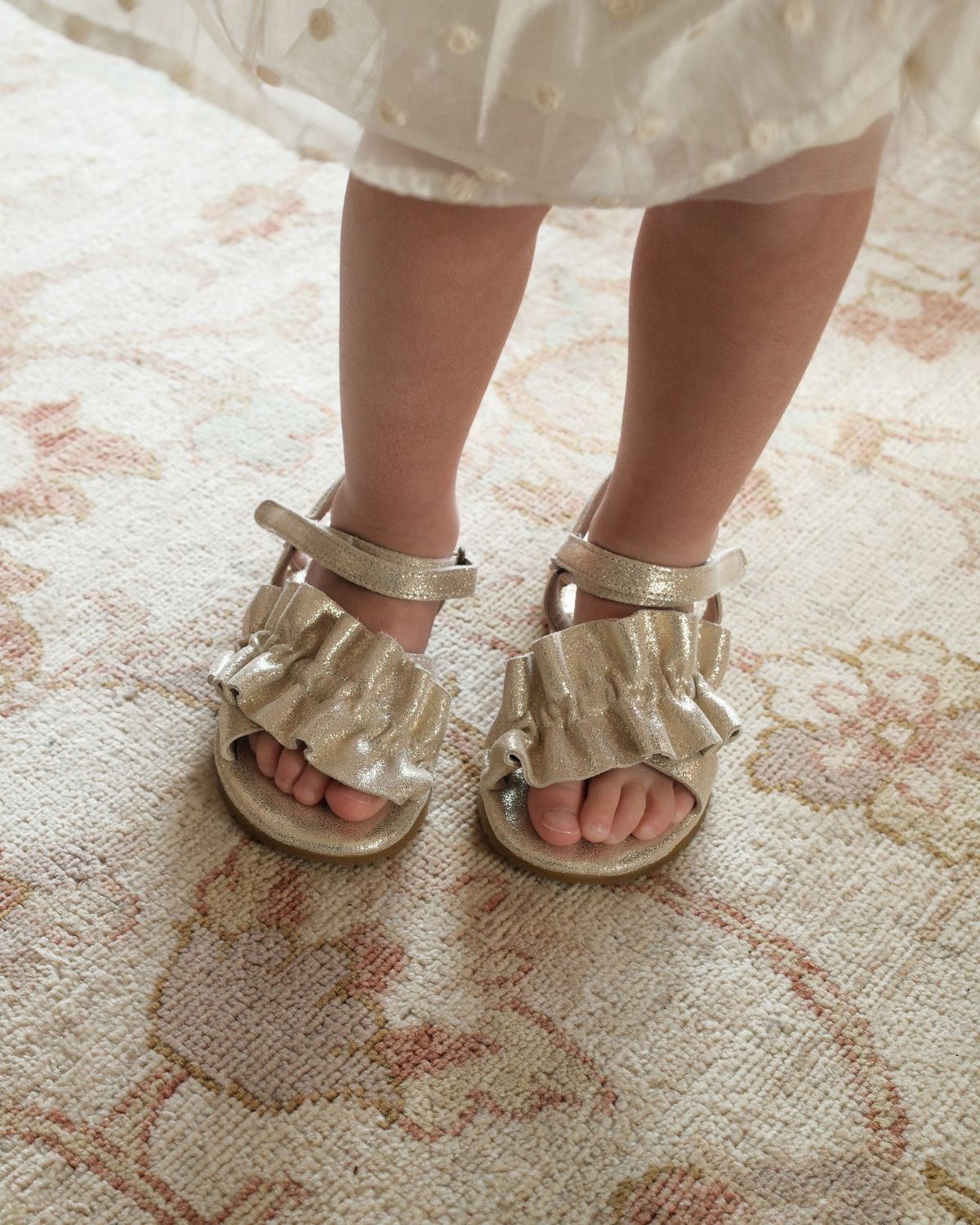 Fine Sandals | Silver Metallic Leather