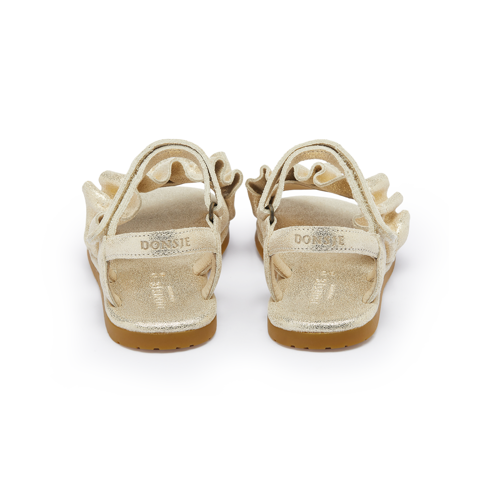 Fine Sandals | Silver Metallic Leather