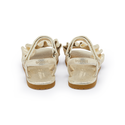 Fine Sandals | Silver Metallic Leather