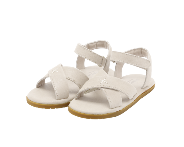 Otis Sandals | Off White Leather