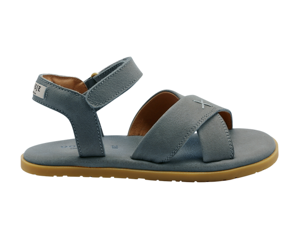 Botis Sandals | Petrol Leather