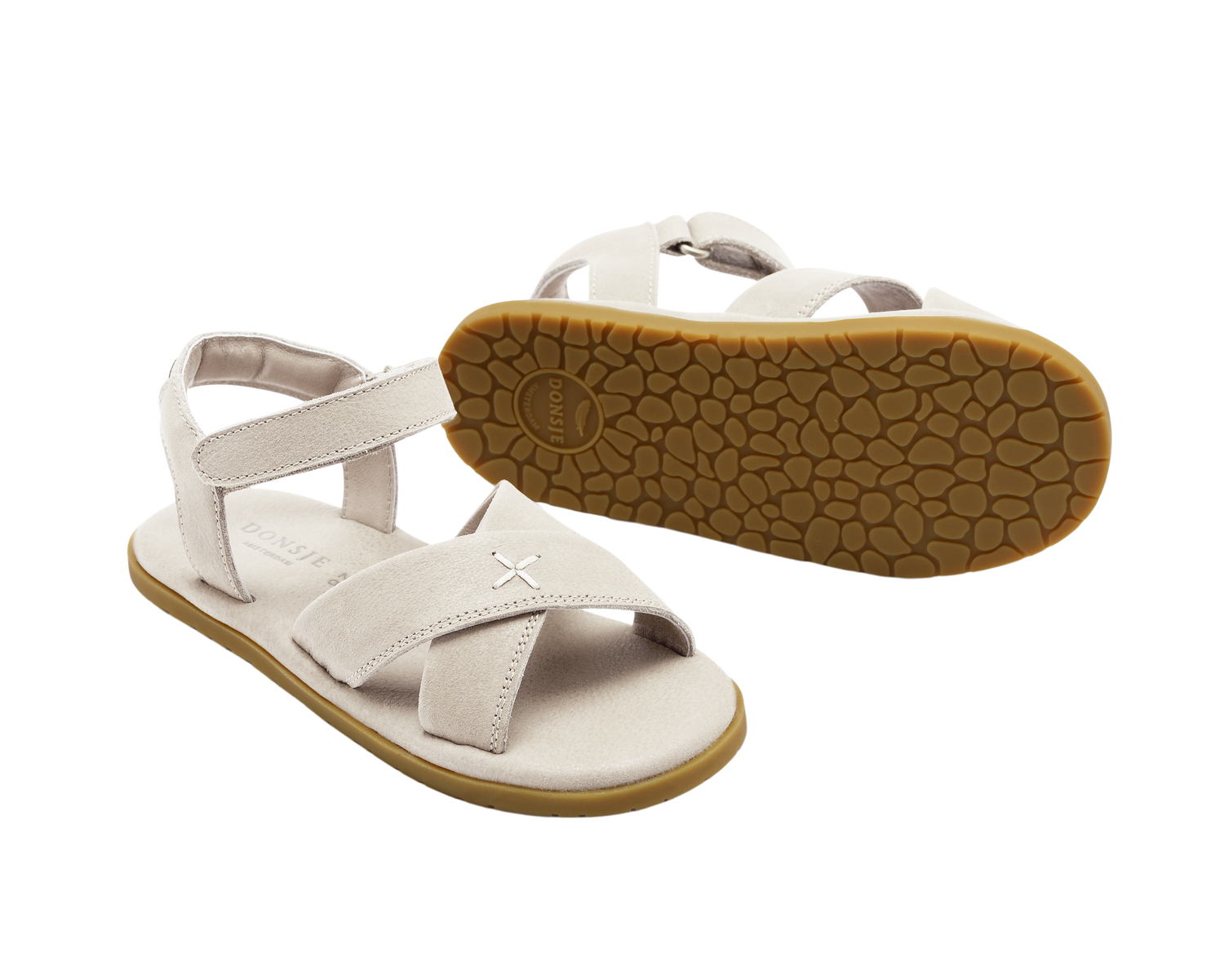 Otis Sandals | Off White Leather