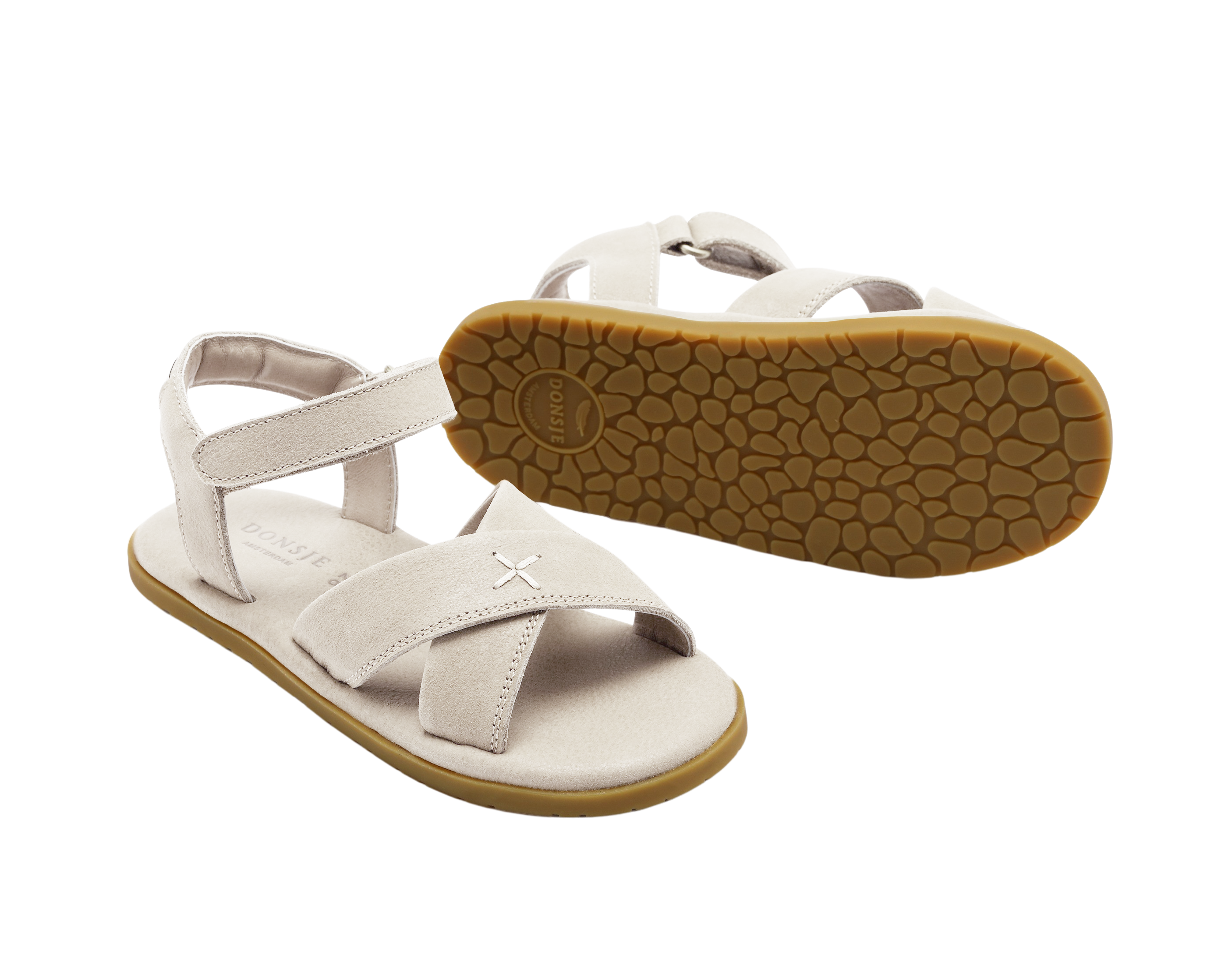 Otis Sandals | Off White Leather