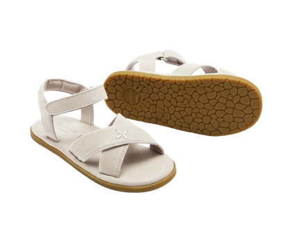 Otis Sandals | Off White Leather