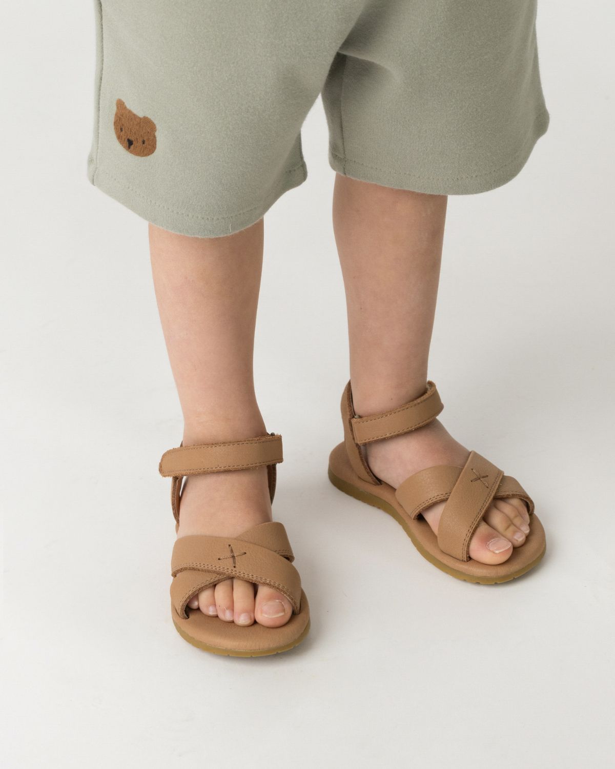 Otis Sandals | Beige Leather