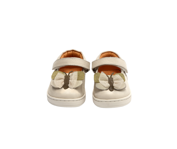 Angielle Ballerinas | Cream Leather