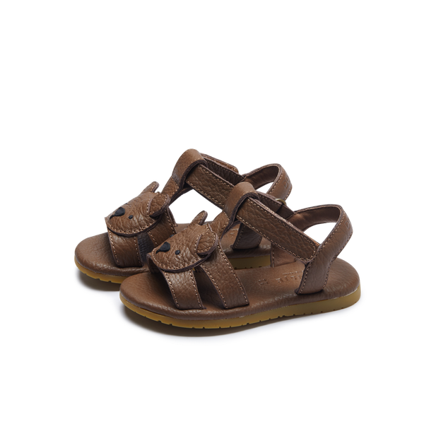 Dhalo Sandals | Bear | Cognac Leather