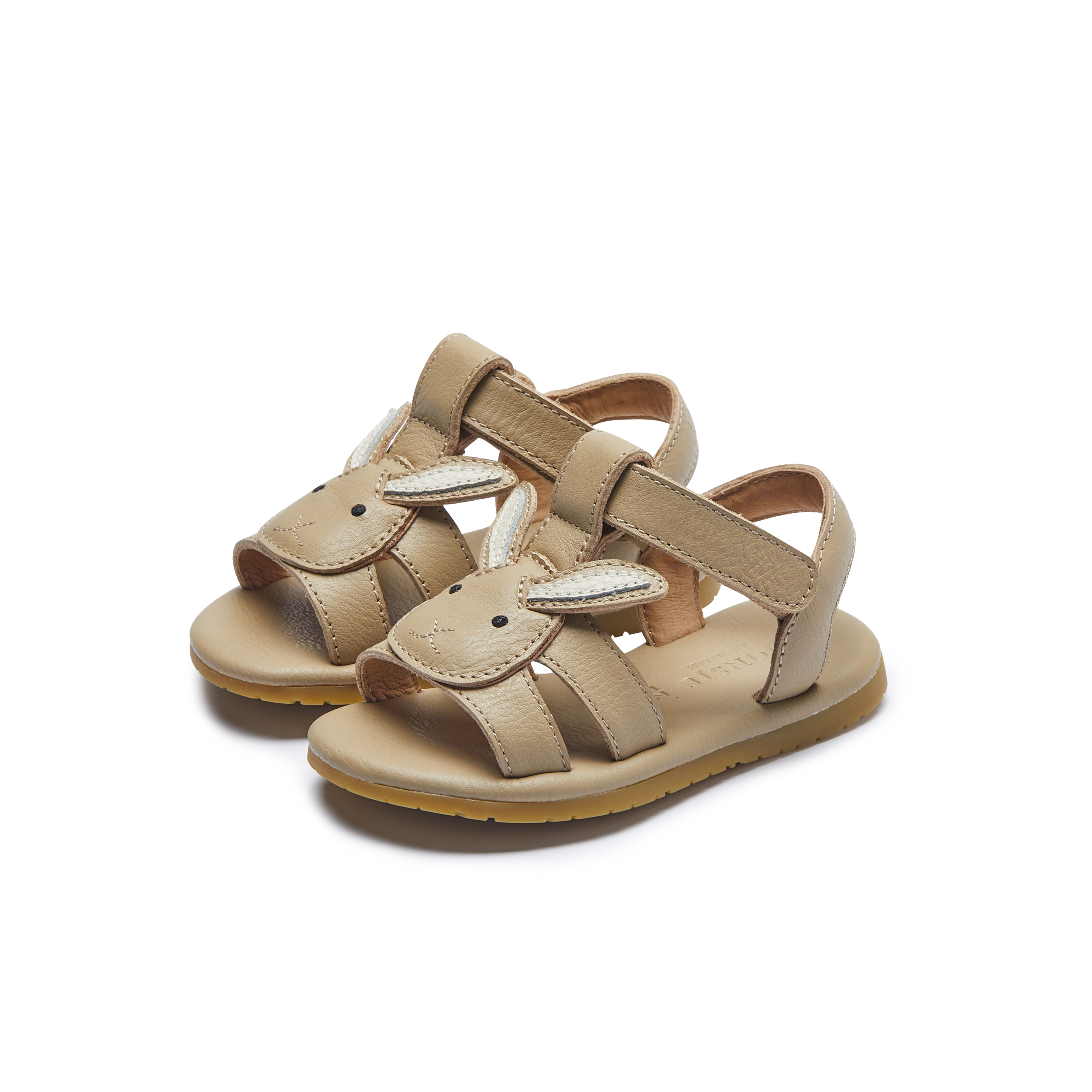 Dhalo Sandals | Bunny | Taupe Leather