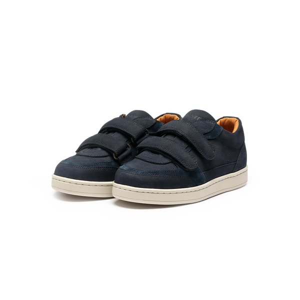 Meyo Sneakers | Navy Betting Leather