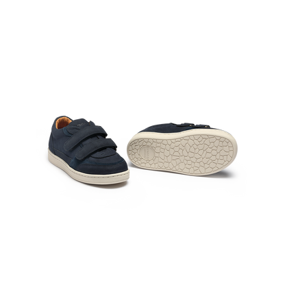 Meyo Sneakers | Navy Betting Leather