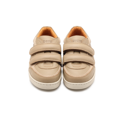 Meyo Sneakers | Taupe Leather