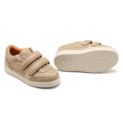 Meyo Sneakers | Taupe Leather