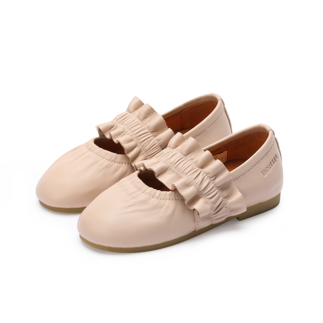 Iffie Ballerinas | Light Rose Sheep Leather