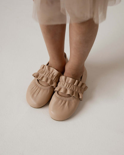 Iffie Ballerinas | Light Rose Sheep Leather