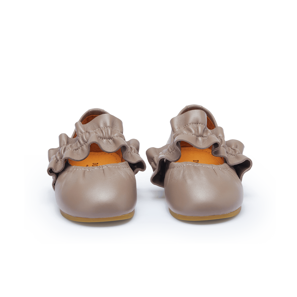 Iffie Ballerinas | Dark Lavender Sheep Leather
