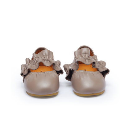 Iffie Ballerinas | Dark Lavender Sheep Leather