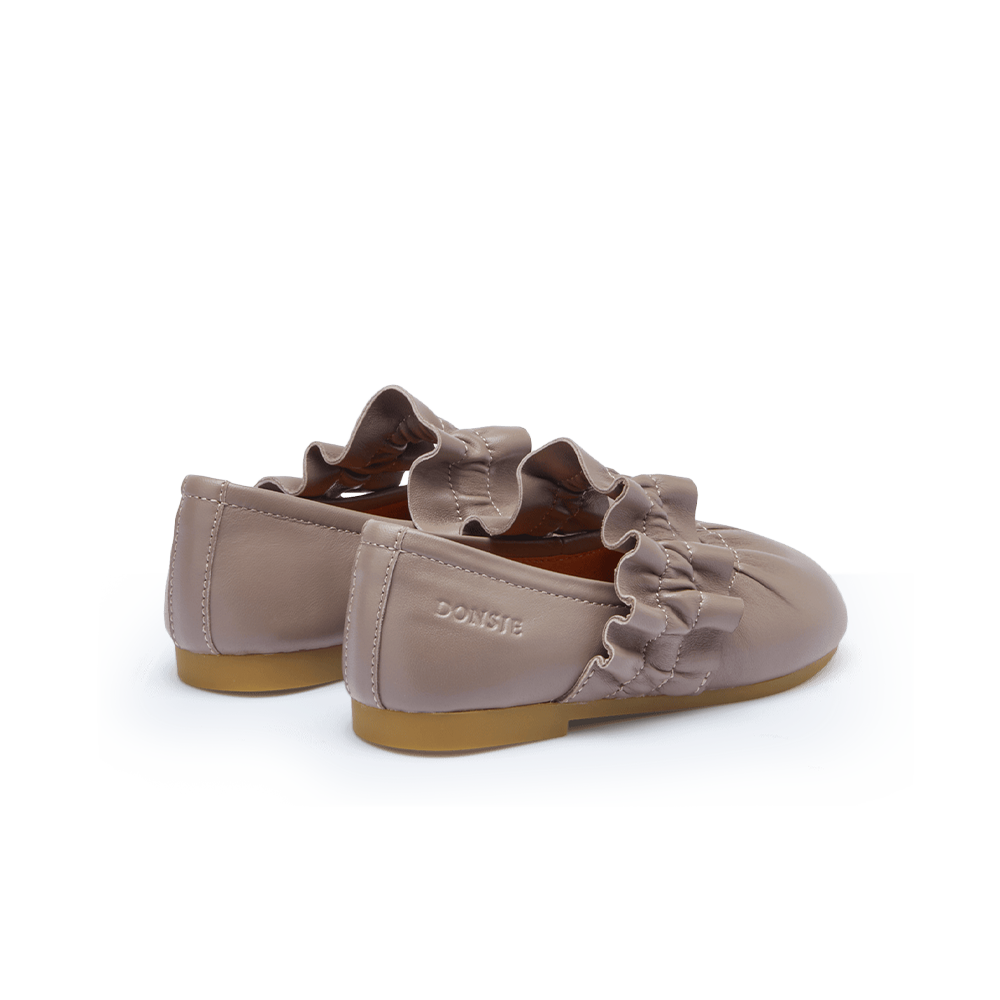 Iffie Ballerinas | Dark Lavender Sheep Leather