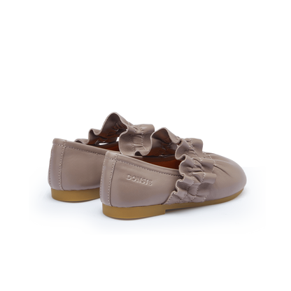 Iffie Ballerinas | Dark Lavender Sheep Leather