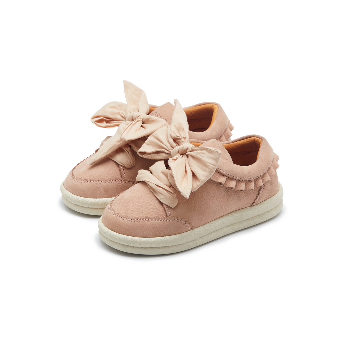 Lexley Sneakers | Coral Betting Leather