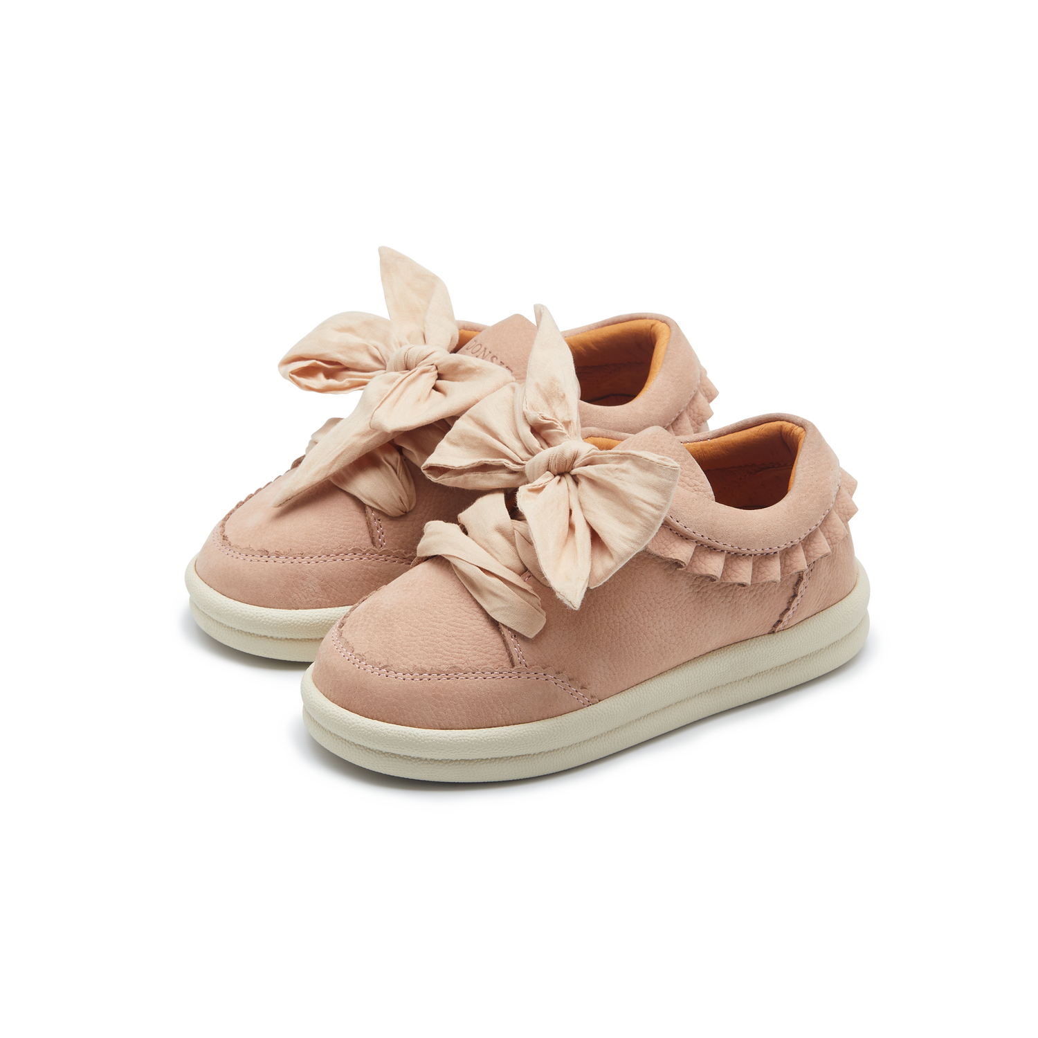 Lexley Sneakers | Coral Betting Leather