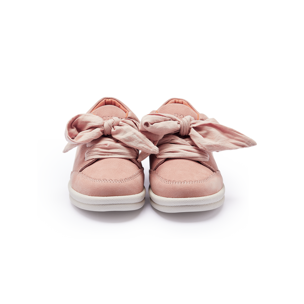 Lexley Sneakers | Coral Betting Leather