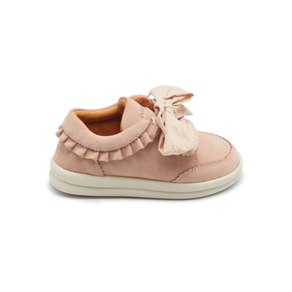 Lexley Sneakers | Coral Betting Leather