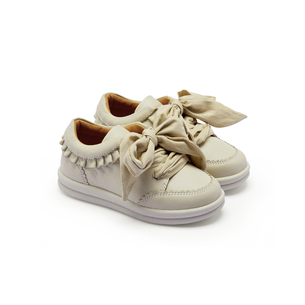 Lexley Sneakers | Cream Leather