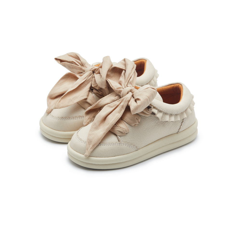 Lexley Sneakers | Cream Leather