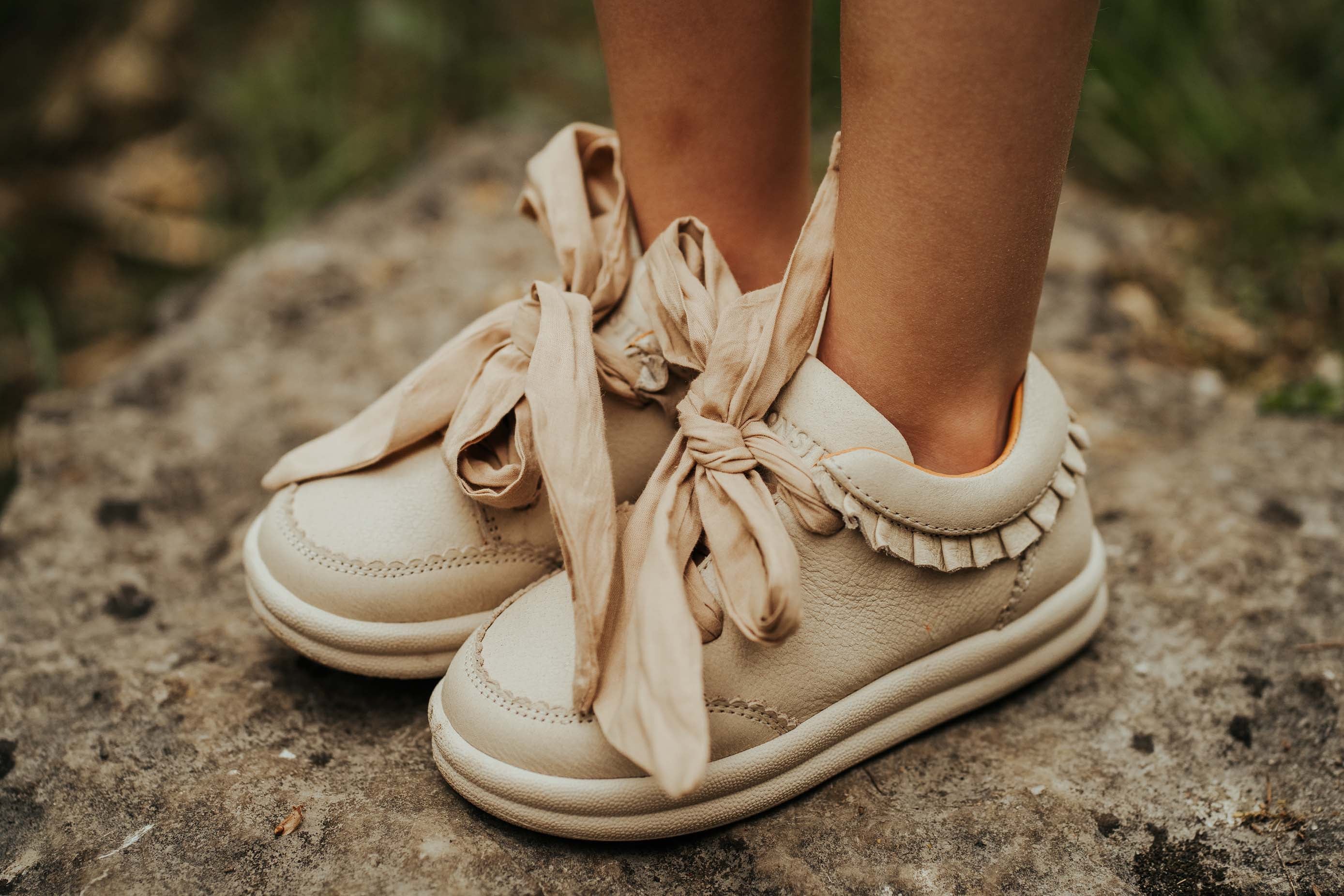 Lexley Sneakers | Cream Leather