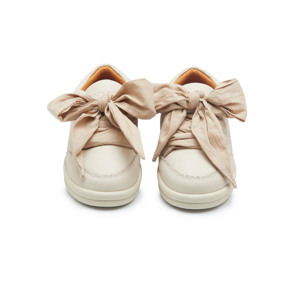 Lexley Sneakers | Cream Leather – Donsje Amsterdam