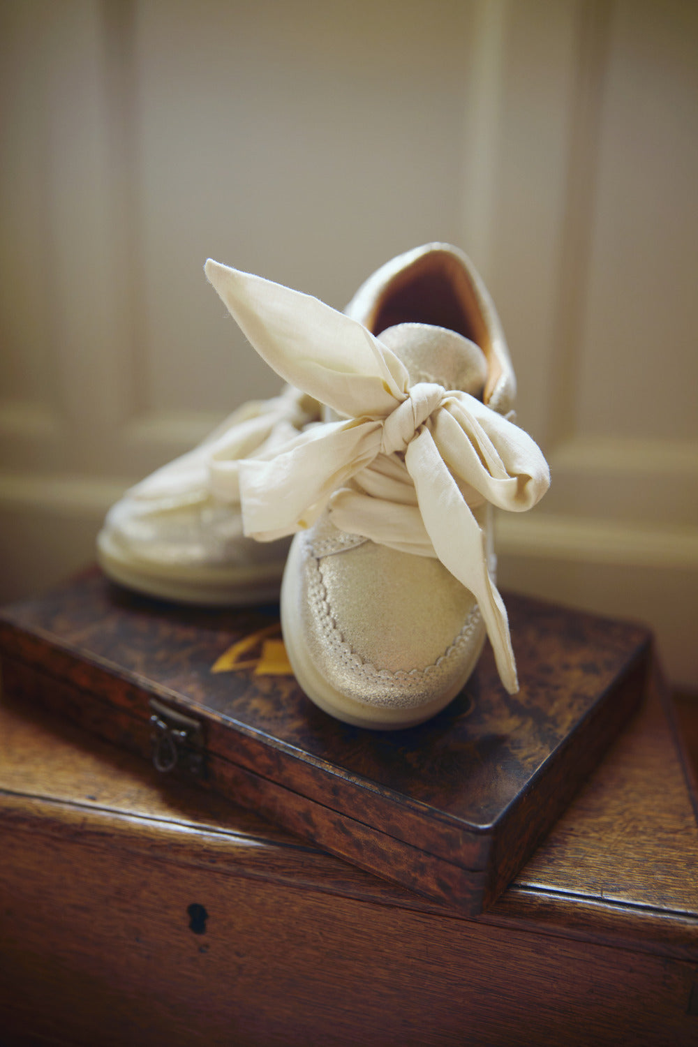 Lexley Sneakers | Silver Metallic Leather