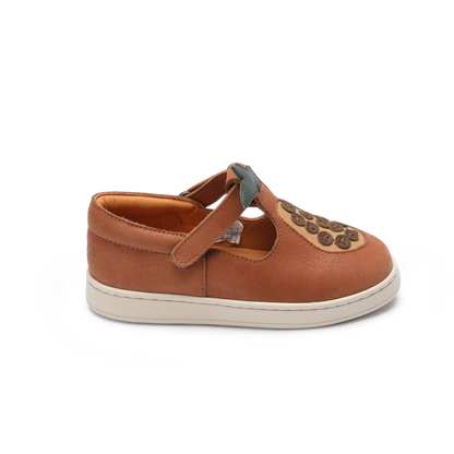 Lowy Shoes | Papaya | Walnut Leather