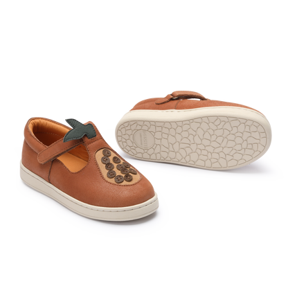 Lowy Shoes | Papaya | Walnut Leather