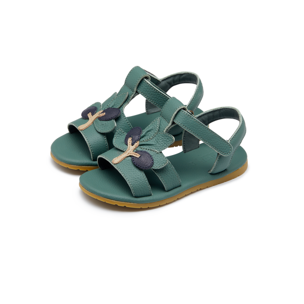 Reemy Sandals | Olives | Jade Leather