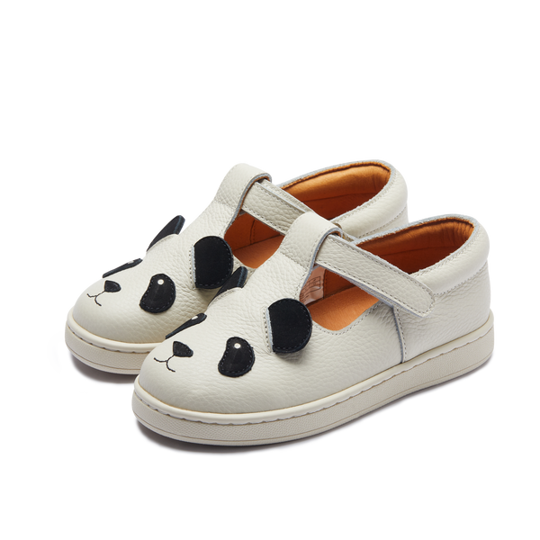 Sunni Classic Shoes | Panda | Off White Leather