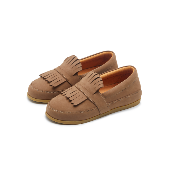 Yaell Loafers | Truffle Nubuck – Donsje Amsterdam