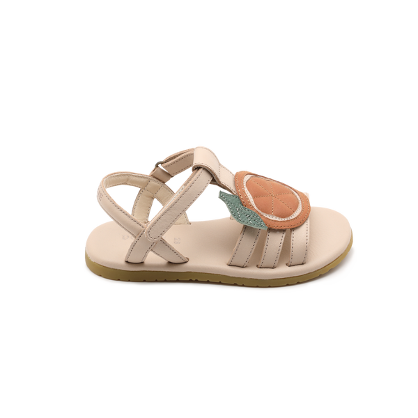 Zodie Sandals | Arancia | Cream Leather