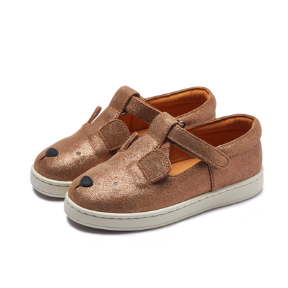 Esterre Shoes | Bear | Bronze Metallic Leather