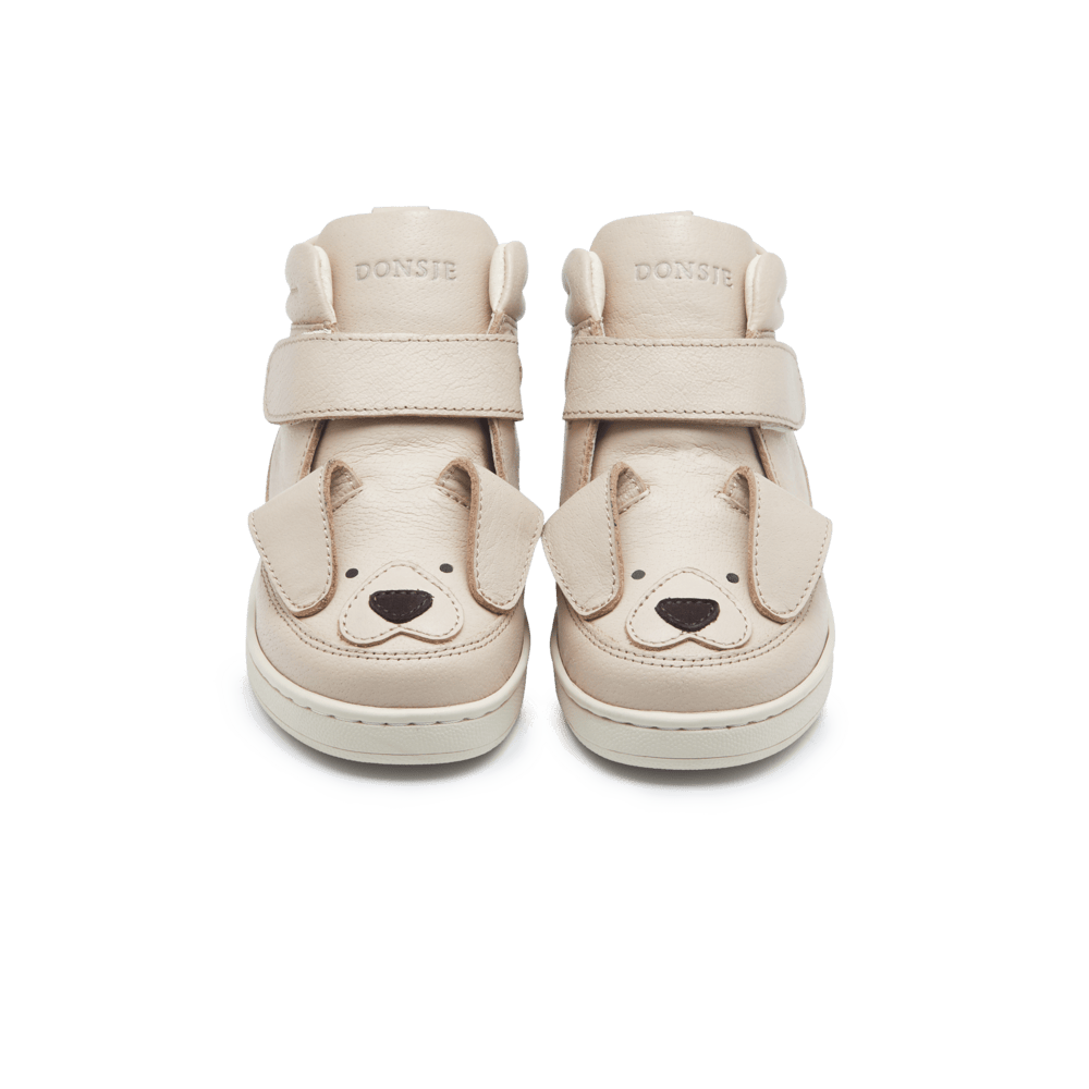 Mika Sneakers | Golden Retriever | Ivory Leather