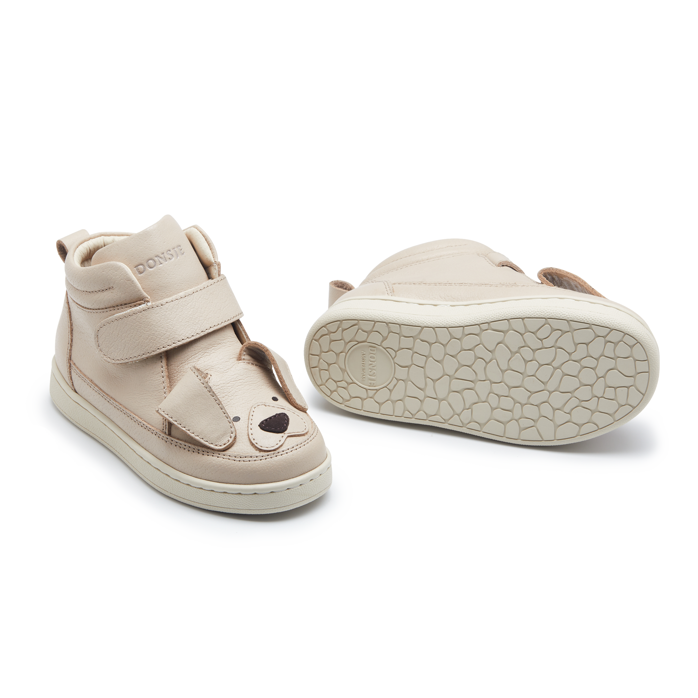 Mika Sneakers | Golden Retriever | Ivory Leather