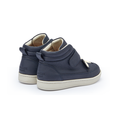 Mika Sneakers | Skunk | Navy Leather