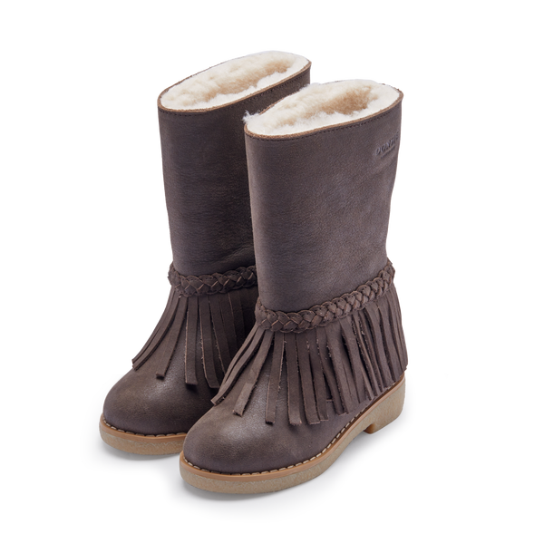 Daffy Boots | Dark Brown Leather