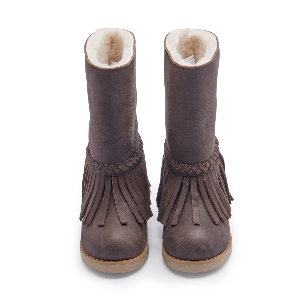 Daffy Boots | Dark Brown Leather